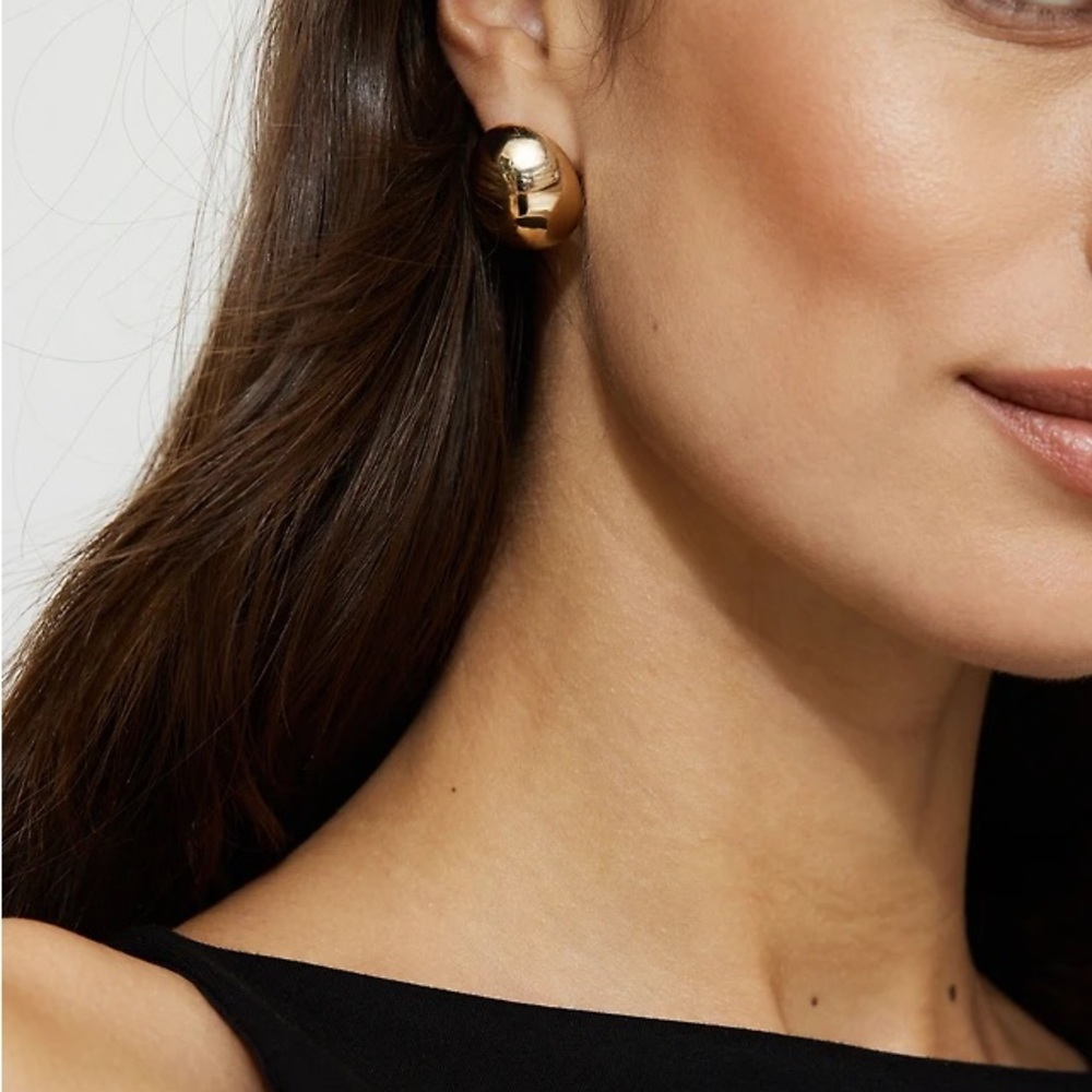 Dynamite Gold-Tone Stud Earrings